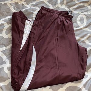 Maroon Track Pants